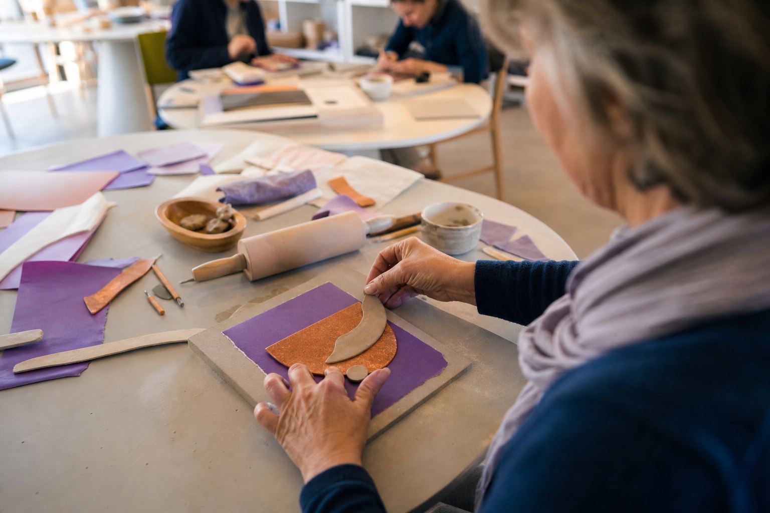 Beeld bij houtskool en pastel bewaren zonder het beeld plat te drukken